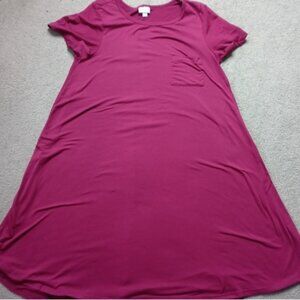 Women's burgundy size medium dress